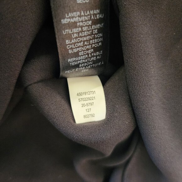 WHBM Floral Blouse Size 8 Textured - Picture 4 of 5